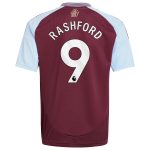 aston villa adidas home shirt 2024-25 – kids with rashford 9 printing Collection | Official Aston Villa FC Gear Online