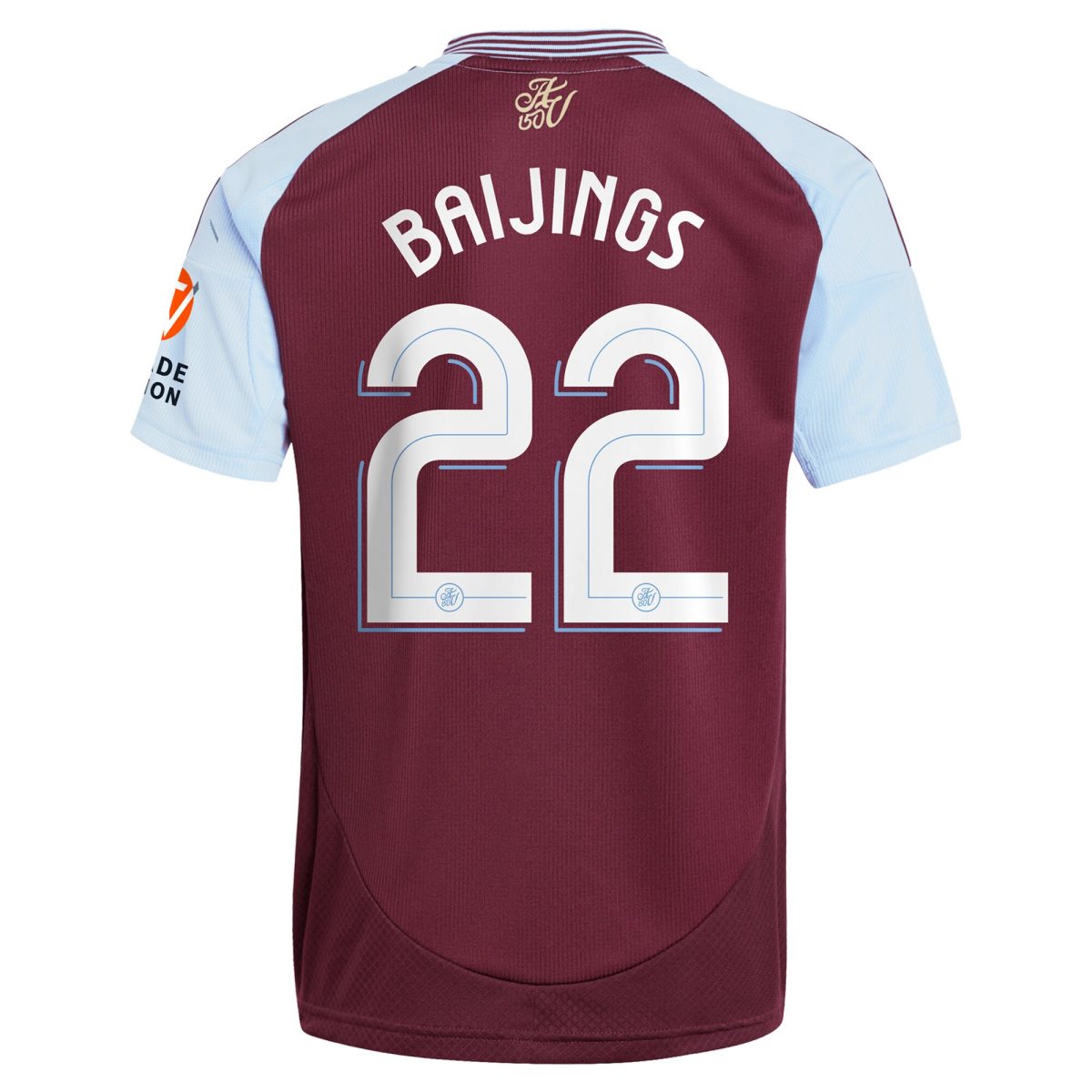 aston villa adidas home shirt 2024-25 with baijings 22 cup printing Collection | Official Aston Villa FC Gear Online