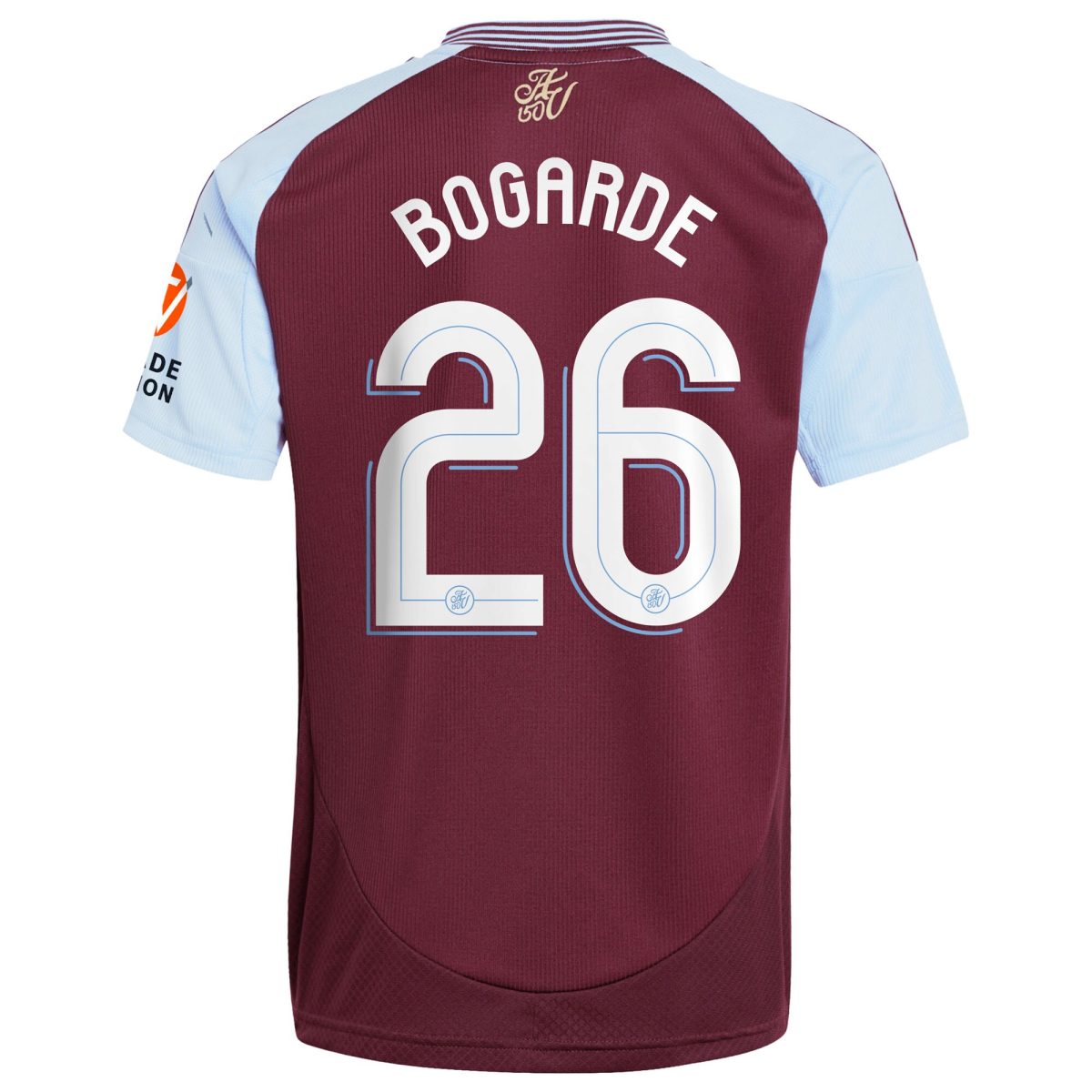 aston villa adidas home shirt 2024-25 with bogarde 26 cup printing Collection | Official Aston Villa FC Gear Online