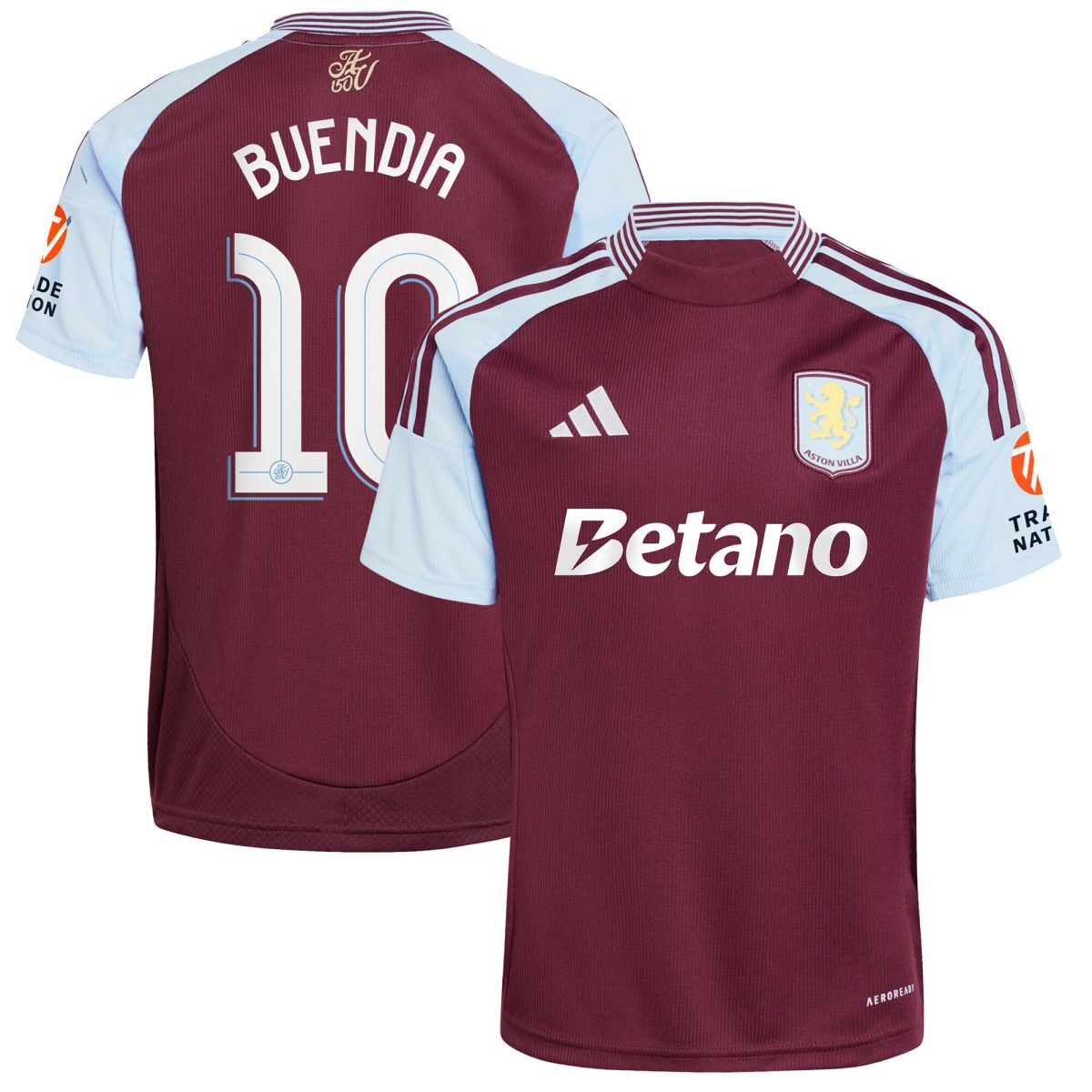 aston villa adidas home shirt 2024-25 with buendia 10 cup printing Collection | Official Aston Villa FC Gear Online