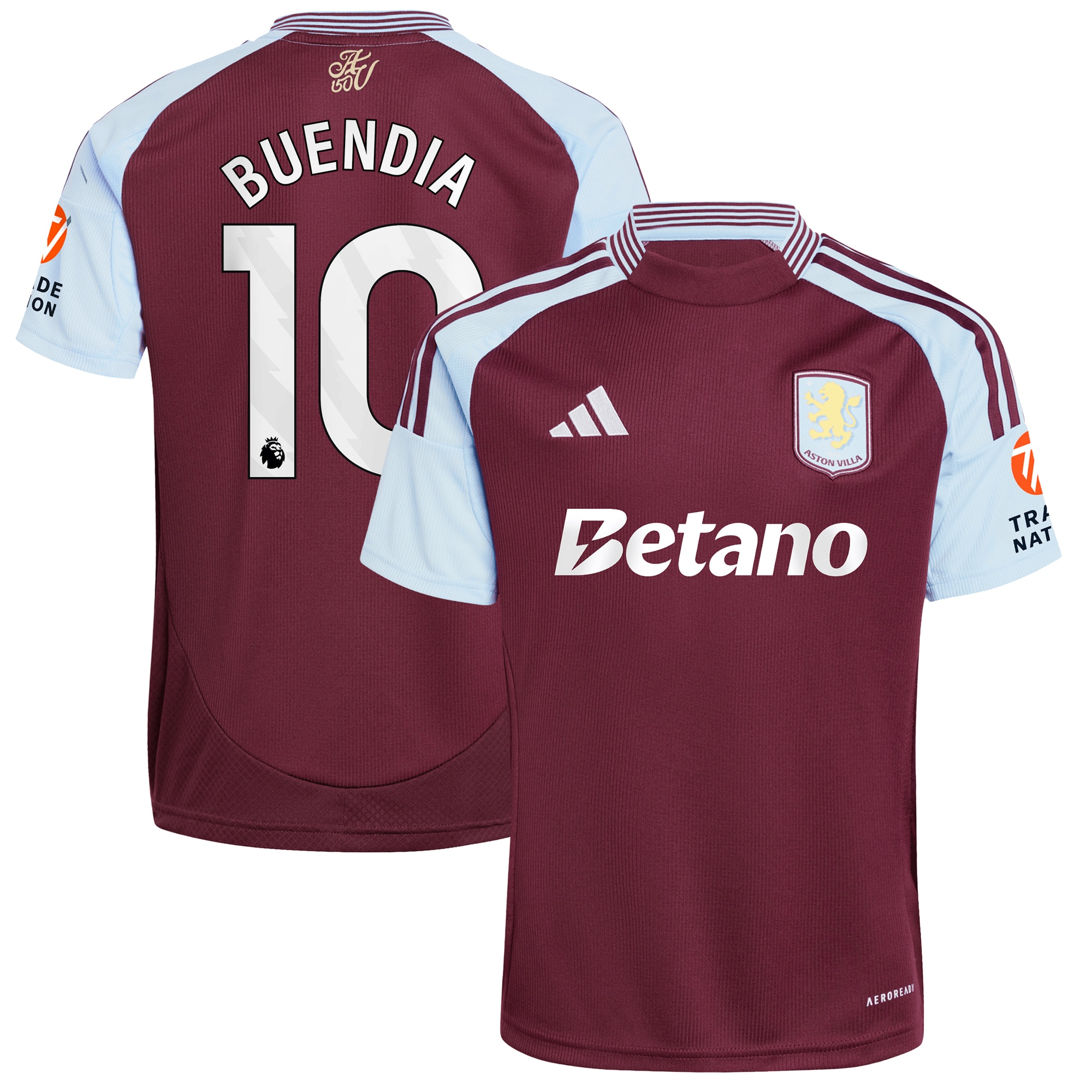 aston villa adidas home shirt 2024-25 with buendia 10 printing Collection | Official Aston Villa FC Gear Online