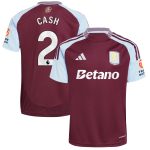 aston villa adidas home shirt 2024-25 with cash 2 printing Collection | Official Aston Villa FC Gear Online