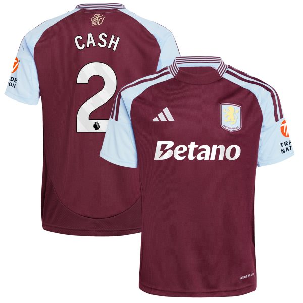aston villa adidas home shirt 2024-25 with cash 2 printing Collection | Official Aston Villa FC Gear Online
