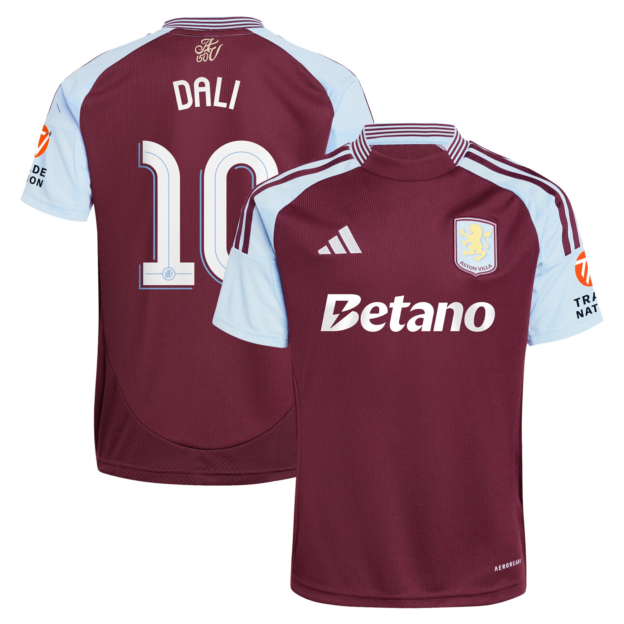 aston villa adidas home shirt 2024-25 with dali 10 cup printing Collection | Official Aston Villa FC Gear Online