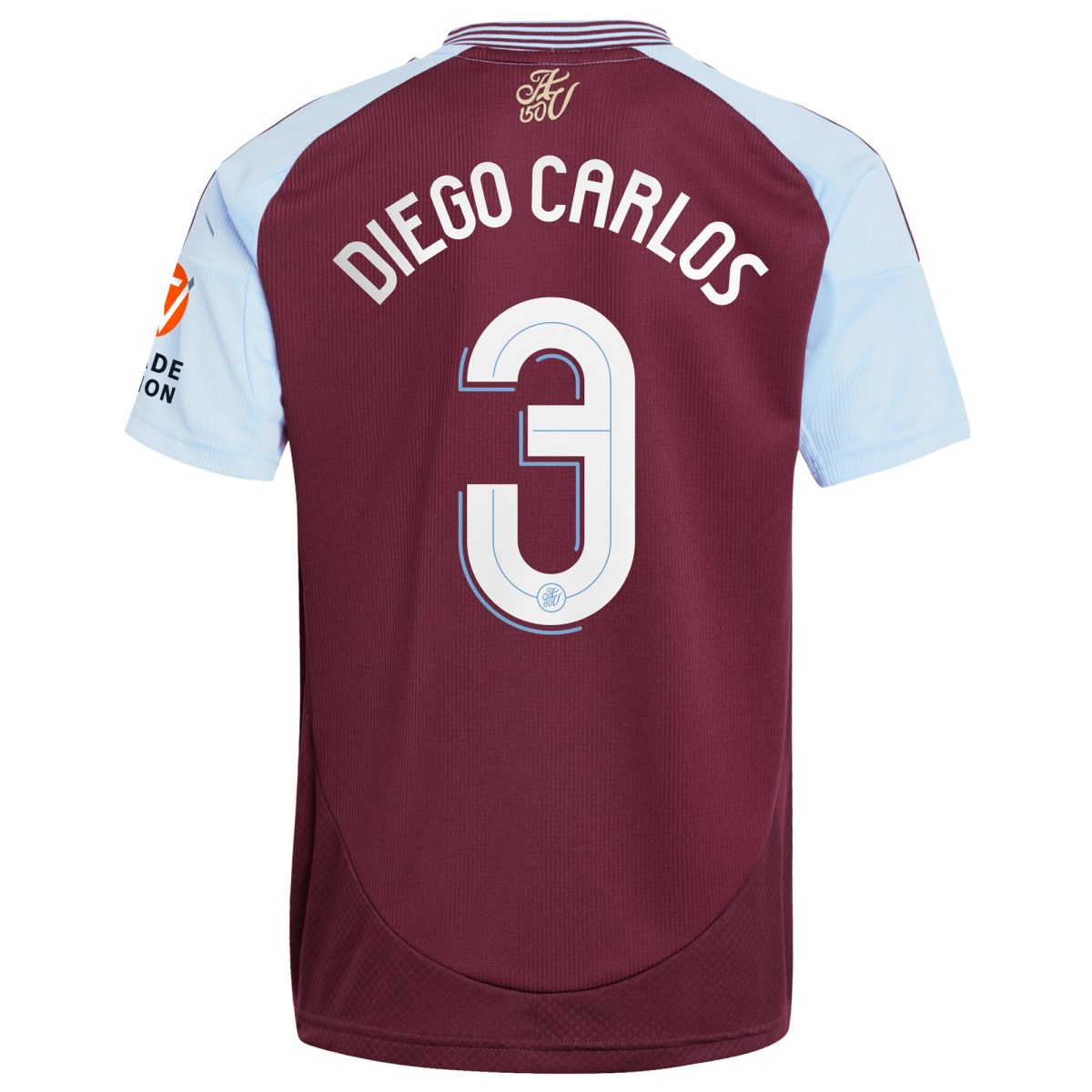 aston villa adidas home shirt 2024-25 with diego carlos 3 cup printing Collection | Official Aston Villa FC Gear Online