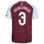 aston villa adidas home shirt 2024-25 with diego carlos 3 cup printing Collection | Official Aston Villa FC Gear Online