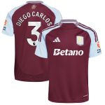 aston villa adidas home shirt 2024-25 with diego carlos 3 printing Collection | Official Aston Villa FC Gear Online