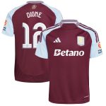 aston villa adidas home shirt 2024-25 with digne 12 cup printing Collection | Official Aston Villa FC Gear Online