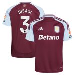 aston villa adidas home shirt 2024-25 with disasi 3 printing Collection | Official Aston Villa FC Gear Online