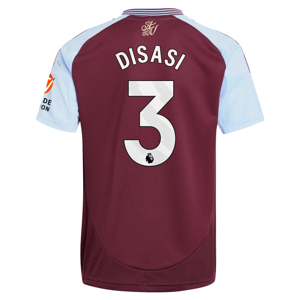 aston villa adidas home shirt 2024-25 with disasi 3 printing Collection | Official Aston Villa FC Gear Online