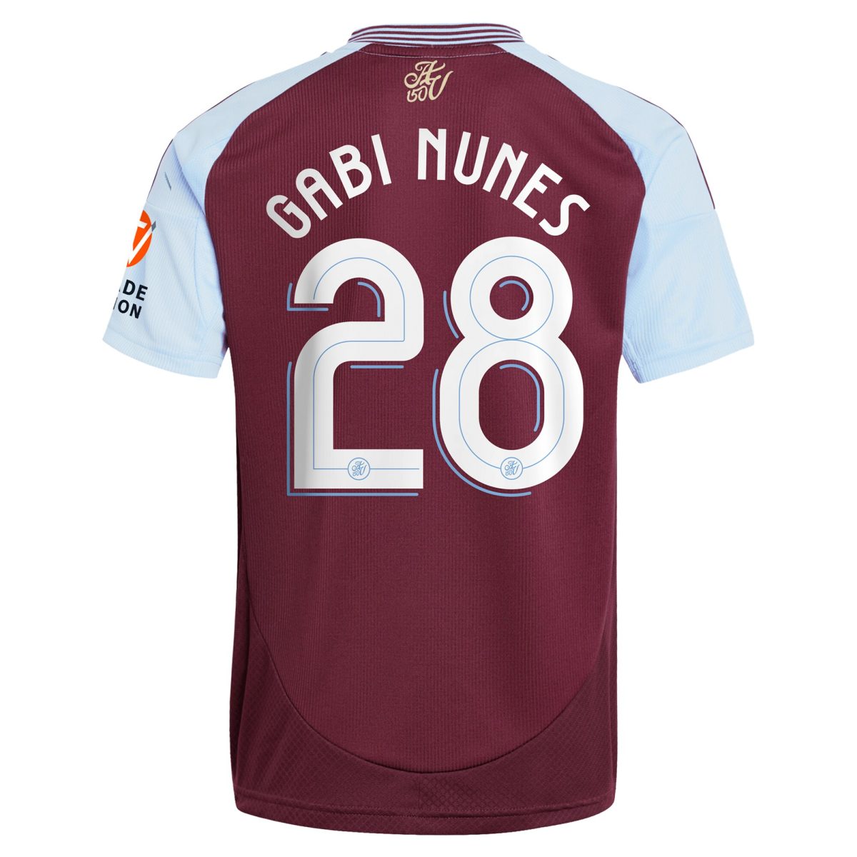 aston villa adidas home shirt 2024-25 with gabi nunes 28 cup printing Collection | Official Aston Villa FC Gear Online