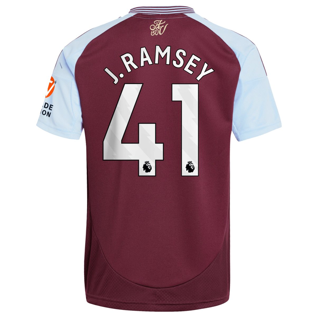 aston villa adidas home shirt 2024-25 with j. ramsey 41 printing Collection | Official Aston Villa FC Gear Online