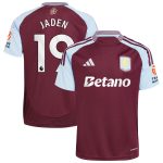 aston villa adidas home shirt 2024-25 with jaden 19 printing Collection | Official Aston Villa FC Gear Online