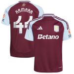 aston villa adidas home shirt 2024-25 with kamara 44 cup printing Collection | Official Aston Villa FC Gear Online