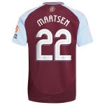 aston villa adidas home shirt 2024-25 with maatsen 22 cup printing Collection | Official Aston Villa FC Gear Online