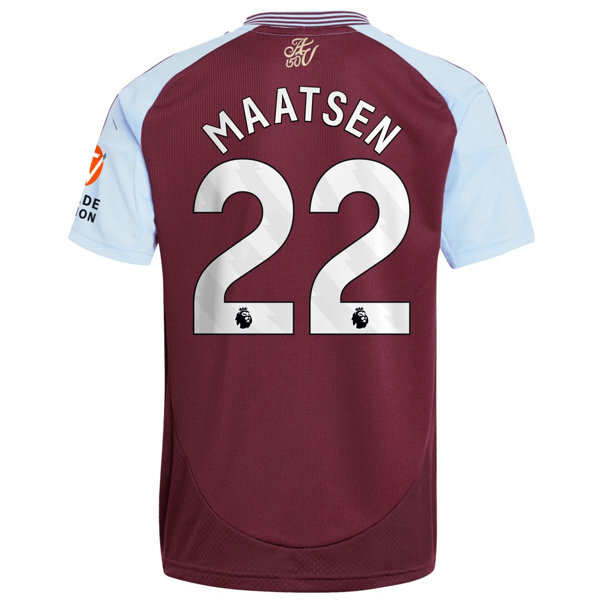 aston villa adidas home shirt 2024-25 with maatsen 22 printing Collection | Official Aston Villa FC Gear Online