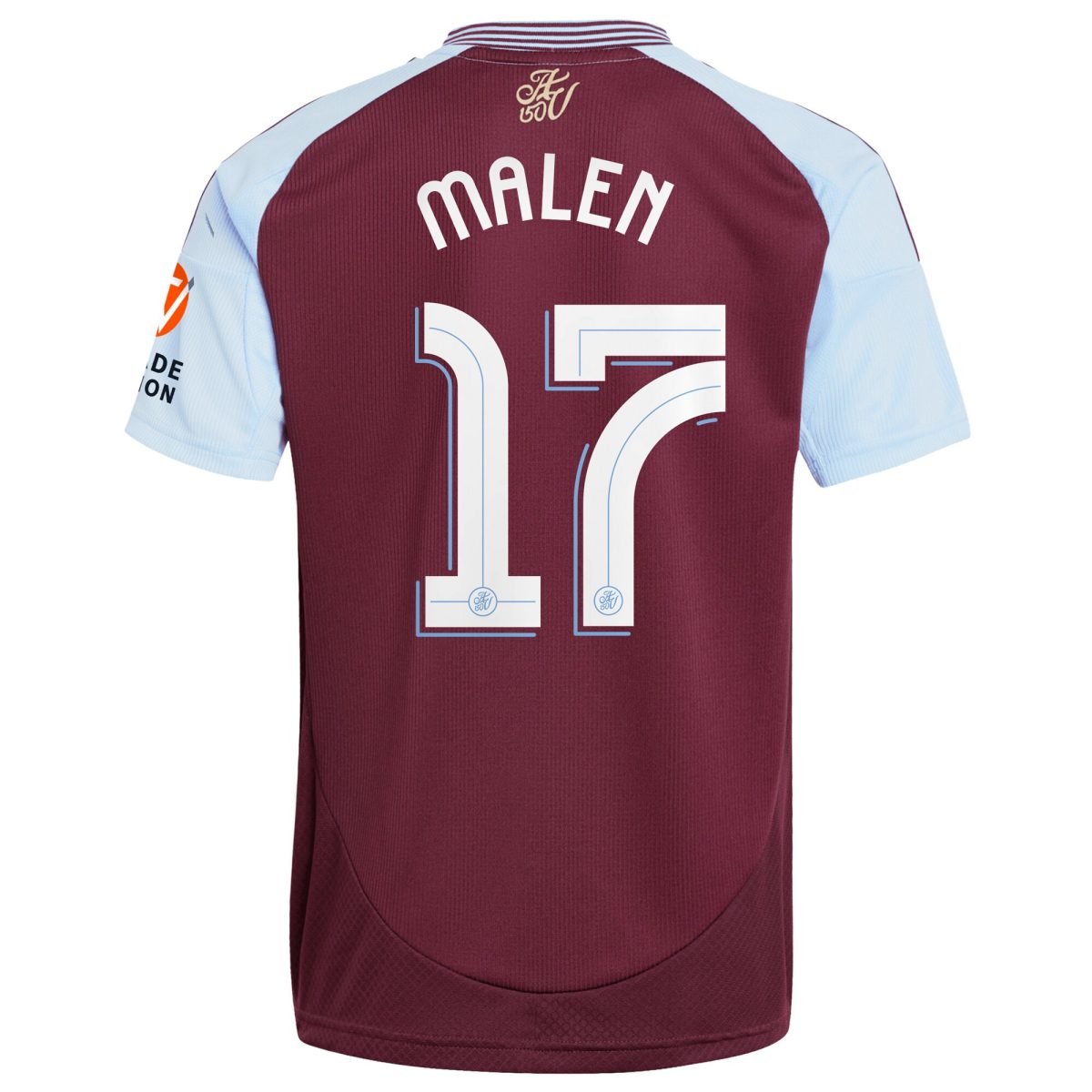 aston villa adidas home shirt 2024-25 with malen 17 cup printing Collection | Official Aston Villa FC Gear Online