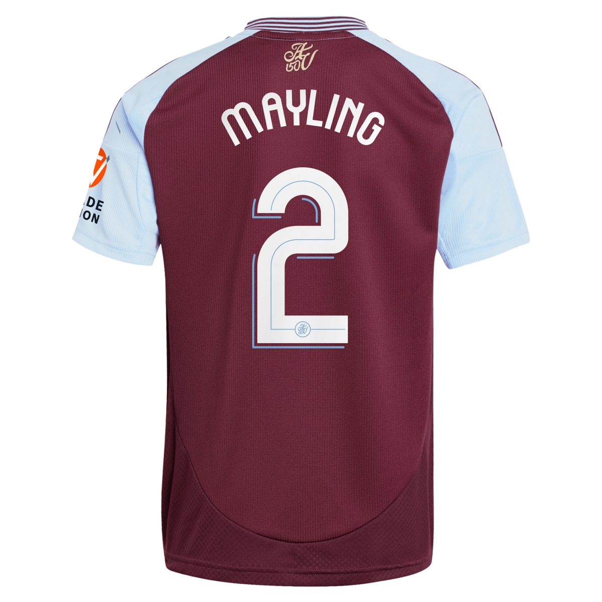 aston villa adidas home shirt 2024-25 with mayling 2 cup printing Collection | Official Aston Villa FC Gear Online