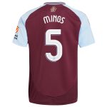 aston villa adidas home shirt 2024-25 with mings 5 cup printing Collection | Official Aston Villa FC Gear Online