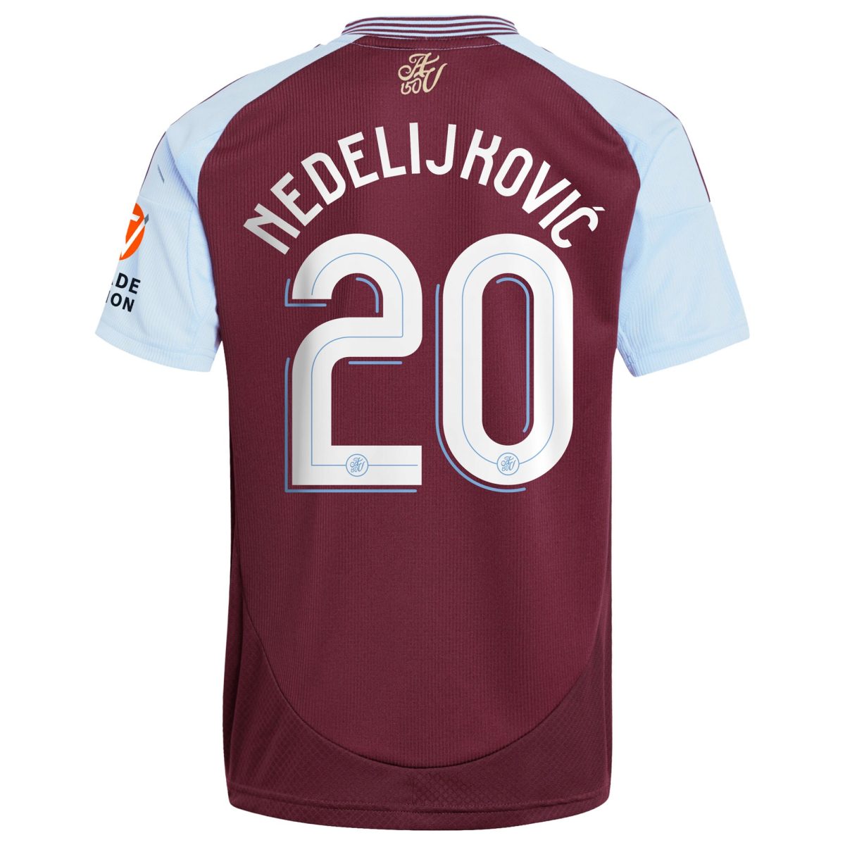aston villa adidas home shirt 2024-25 with nedeljković 20 cup printing Collection | Official Aston Villa FC Gear Online