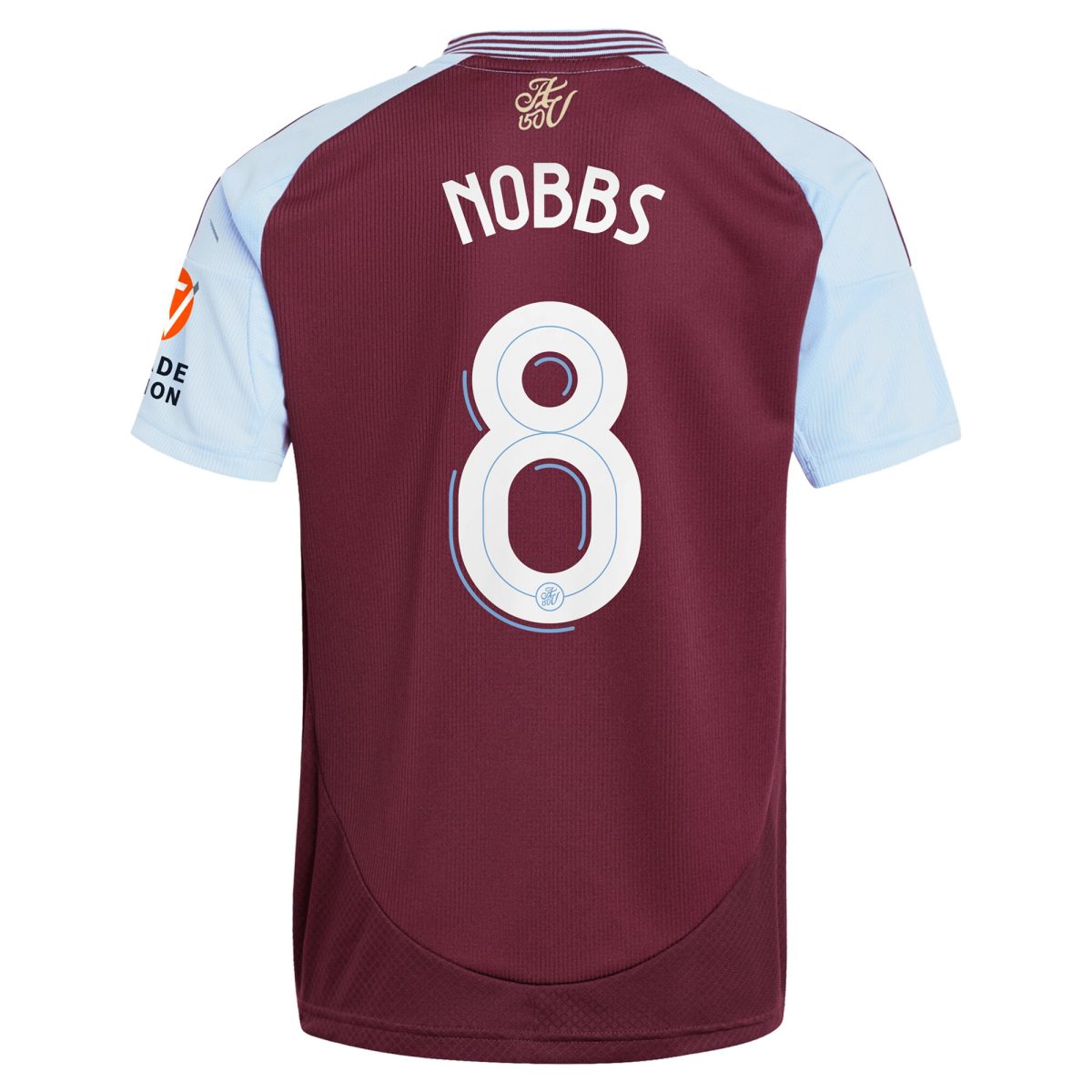 aston villa adidas home shirt 2024-25 with nobbs 8 cup printing Collection | Official Aston Villa FC Gear Online