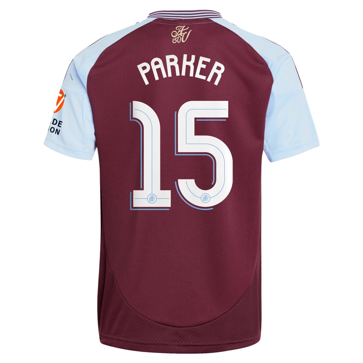 aston villa adidas home shirt 2024-25 with parker 15 cup printing Collection | Official Aston Villa FC Gear Online