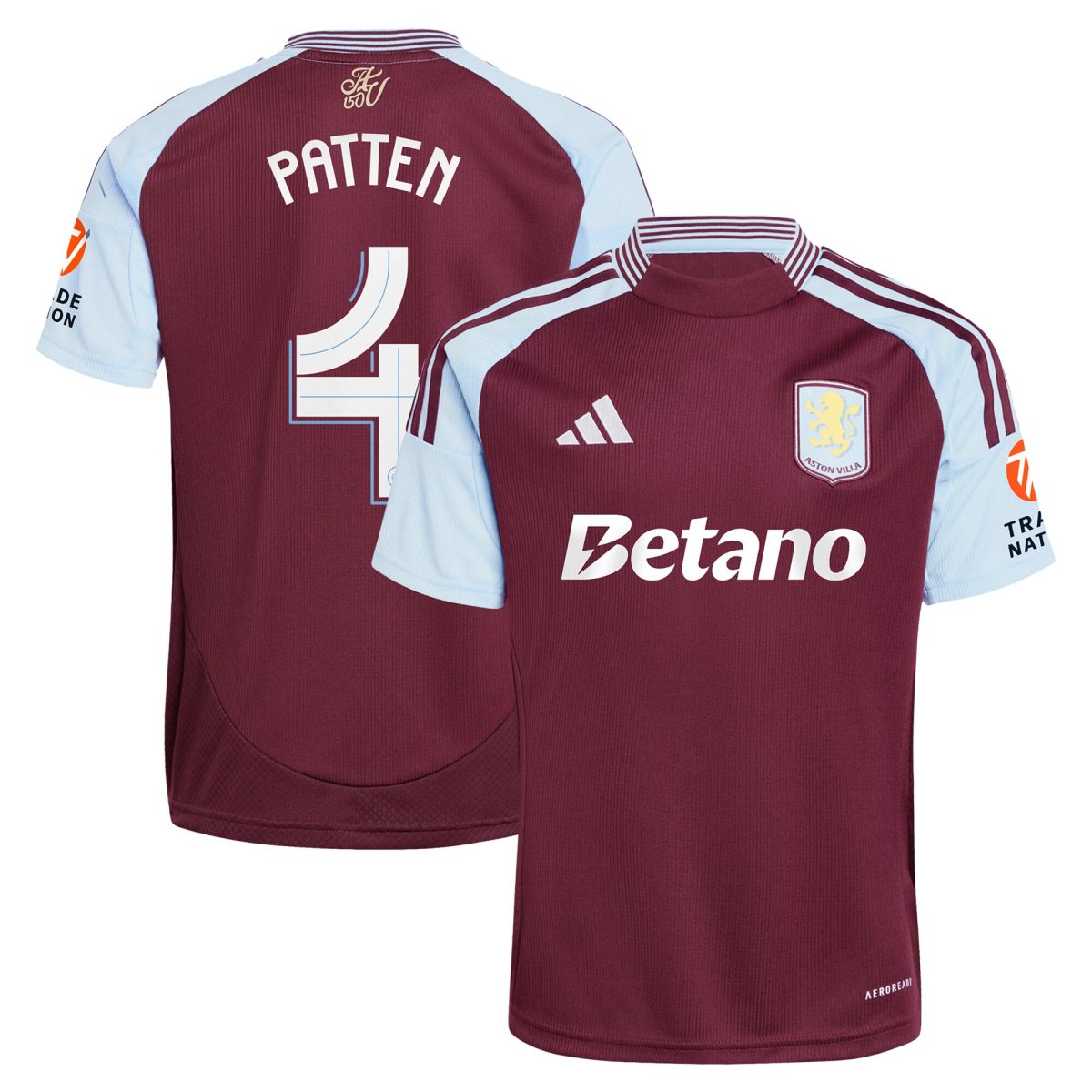 aston villa adidas home shirt 2024-25 with patten 4 cup printing Collection | Official Aston Villa FC Gear Online