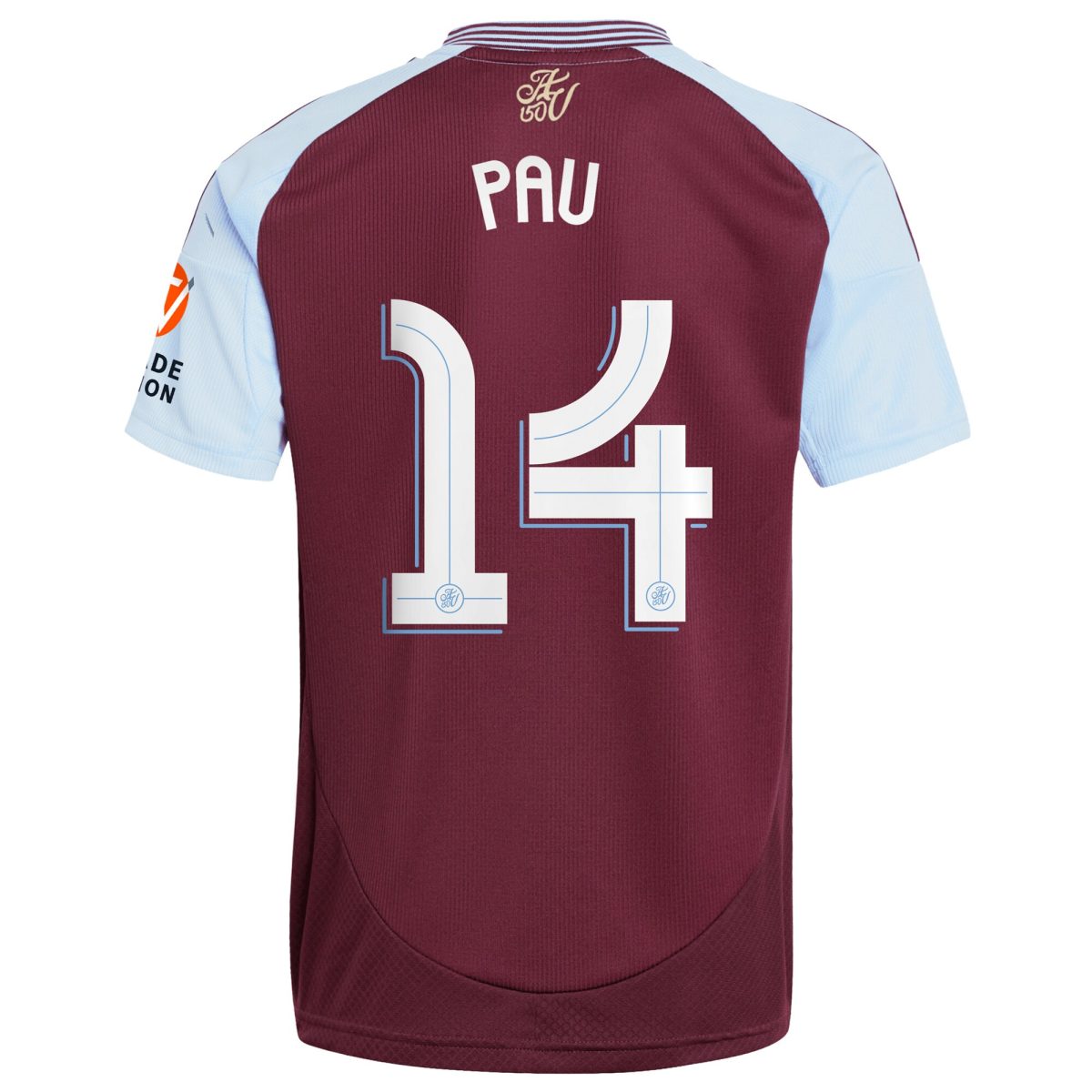 aston villa adidas home shirt 2024-25 with pau 14 cup printing Collection | Official Aston Villa FC Gear Online