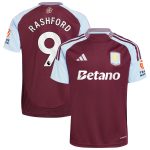 aston villa adidas home shirt 2024-25 with rashford 9 printing Collection | Official Aston Villa FC Gear Online