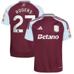 aston villa adidas home shirt 2024-25 with rogers 27 printing Collection | Official Aston Villa FC Gear Online