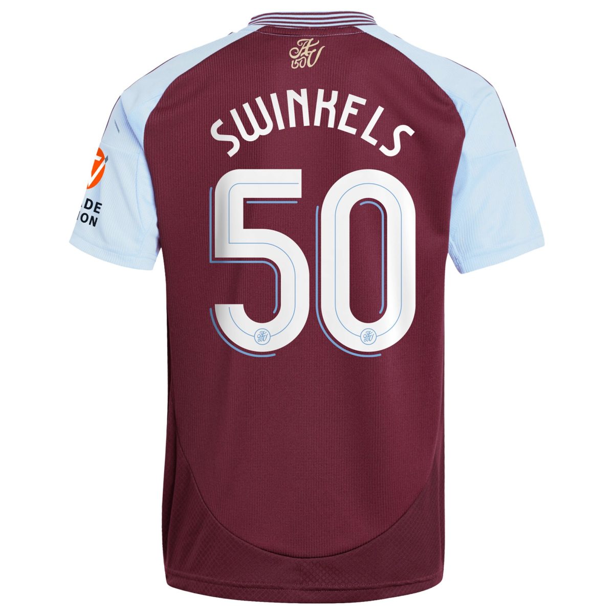 aston villa adidas home shirt 2024-25 with swinkels 50 cup printing Collection | Official Aston Villa FC Gear Online