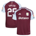 aston villa adidas home shirt 2024-25 with taylor 25 cup printing Collection | Official Aston Villa FC Gear Online