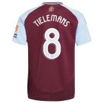aston villa adidas home shirt 2024-25 with tielemans 8 cup printing Collection | Official Aston Villa FC Gear Online