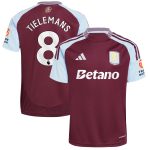 aston villa adidas home shirt 2024-25 with tielemans 8 printing Collection | Official Aston Villa FC Gear Online