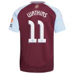 aston villa adidas home shirt 2024-25 with watkins 11 cup printing Collection | Official Aston Villa FC Gear Online