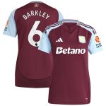 aston villa adidas home shirt 2024-25 – womens with barkley 6 printing Collection | Official Aston Villa FC Gear Online