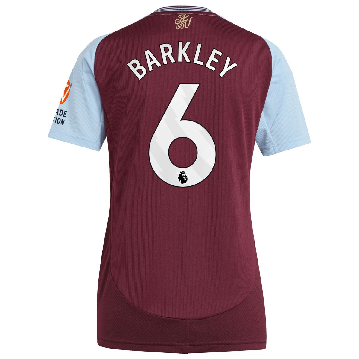aston villa adidas home shirt 2024-25 – womens with barkley 6 printing Collection | Official Aston Villa FC Gear Online