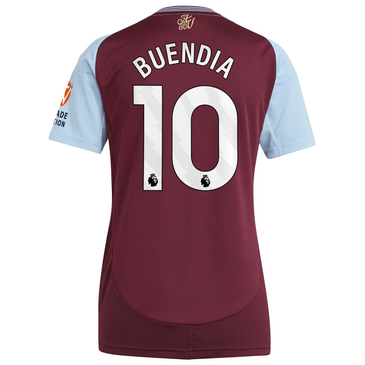 aston villa adidas home shirt 2024-25 – womens with buendia 10 printing Collection | Official Aston Villa FC Gear Online