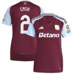 aston villa adidas home shirt 2024-25 – womens with cash 2 cup printing Collection | Official Aston Villa FC Gear Online