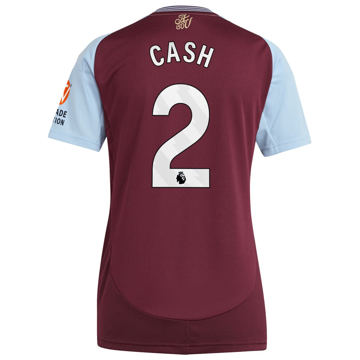 aston villa adidas home shirt 2024-25 – womens with cash 2 printing Collection | Official Aston Villa FC Gear Online