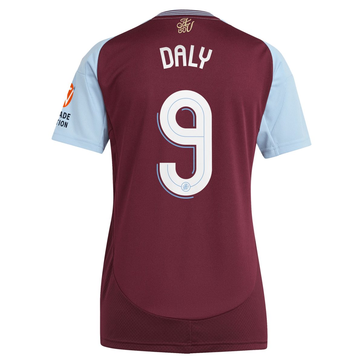 aston villa adidas home shirt 2024-25 – womens with daly 9 cup printing Collection | Official Aston Villa FC Gear Online