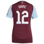 aston villa adidas home shirt 2024-25 – womens with digne 12 cup printing Collection | Official Aston Villa FC Gear Online
