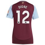 aston villa adidas home shirt 2024-25 – womens with digne 12 printing Collection | Official Aston Villa FC Gear Online