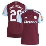 aston villa adidas home shirt 2024-25 – womens with gabi nunes 28 cup printing Collection | Official Aston Villa FC Gear Online