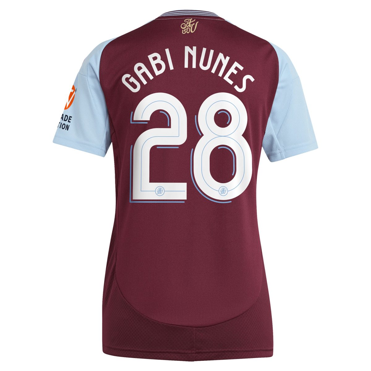 aston villa adidas home shirt 2024-25 – womens with gabi nunes 28 cup printing Collection | Official Aston Villa FC Gear Online