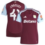 aston villa adidas home shirt 2024-25 – womens with j. ramsey 41 cup printing Collection | Official Aston Villa FC Gear Online