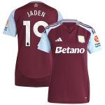 aston villa adidas home shirt 2024-25 – womens with jaden 19 printing Collection | Official Aston Villa FC Gear Online