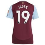 aston villa adidas home shirt 2024-25 – womens with jaden 19 printing Collection | Official Aston Villa FC Gear Online