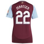 aston villa adidas home shirt 2024-25 – womens with maatsen 22 cup printing Collection | Official Aston Villa FC Gear Online