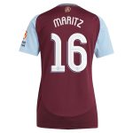 aston villa adidas home shirt 2024-25 – womens with maritz 16 cup printing Collection | Official Aston Villa FC Gear Online